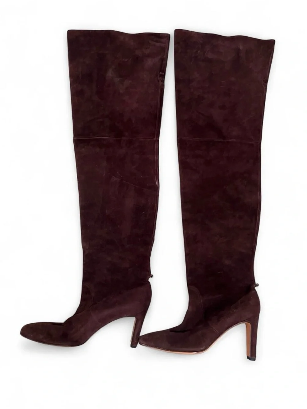 St. John Brown Suede Over the Knee Boots Made in Italy Size 9B